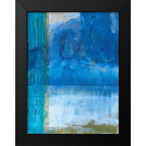 Bay Walk I Black Modern Wood Framed Art Print by Fuchs, Jodi
