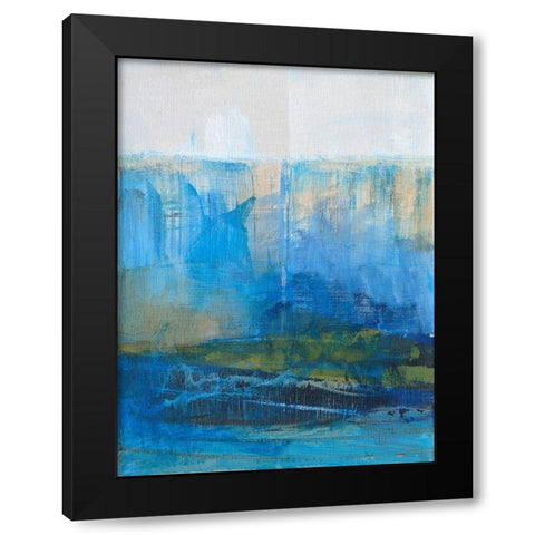 Bay Walk II Black Modern Wood Framed Art Print with Double Matting by Fuchs, Jodi