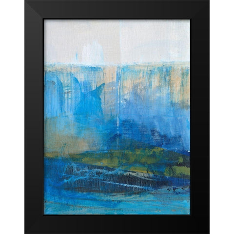 Bay Walk II Black Modern Wood Framed Art Print by Fuchs, Jodi