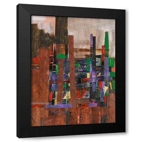 La Paz I Black Modern Wood Framed Art Print with Double Matting by Fagalde, Jarman