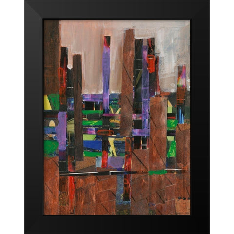 La Paz II Black Modern Wood Framed Art Print by Fagalde, Jarman