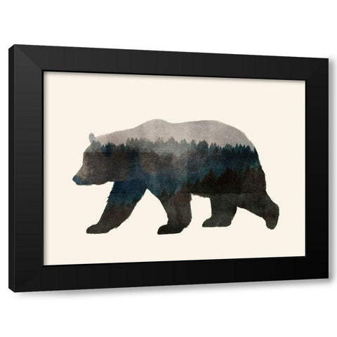 The Wilderness II Black Modern Wood Framed Art Print with Double Matting by Barnes, Victoria