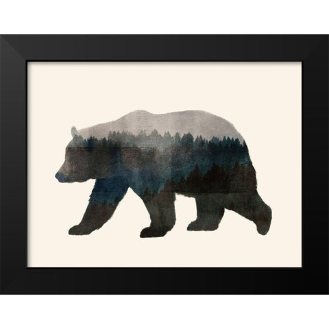 The Wilderness II Black Modern Wood Framed Art Print by Barnes, Victoria