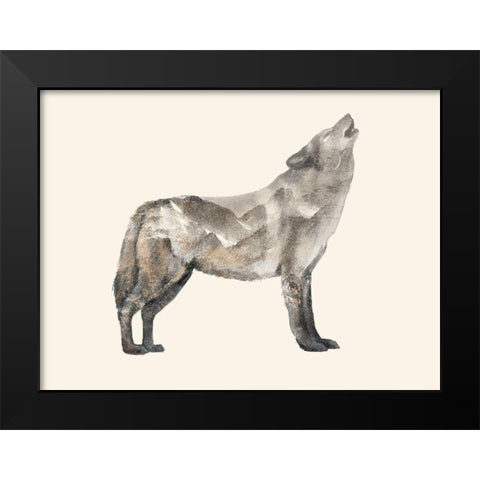 The Wilderness V Black Modern Wood Framed Art Print by Barnes, Victoria