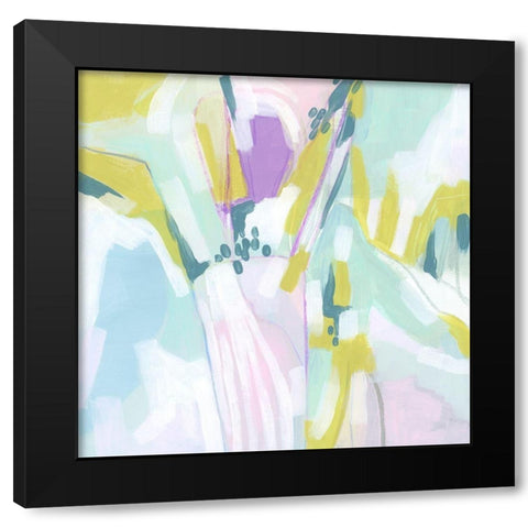 Pastel Marquee II Black Modern Wood Framed Art Print with Double Matting by Vess, June Erica