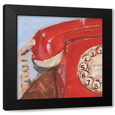 The 70s Called... I Black Modern Wood Framed Art Print with Double Matting by Harper, Ethan