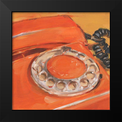 The 70s Called... III Black Modern Wood Framed Art Print by Harper, Ethan