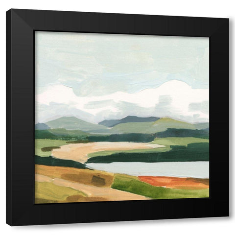 Open Outlook I Black Modern Wood Framed Art Print with Double Matting by Barnes, Victoria