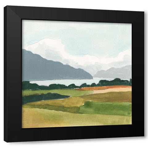 Open Outlook II Black Modern Wood Framed Art Print by Barnes, Victoria