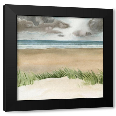 Dune Views I Black Modern Wood Framed Art Print with Double Matting by Popp, Grace