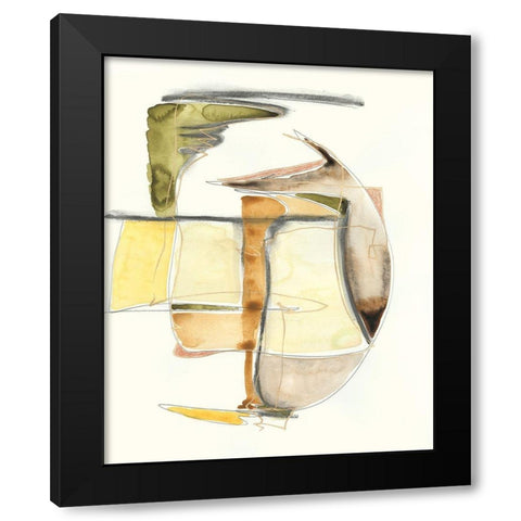 Brown Sugar I Black Modern Wood Framed Art Print by Moore, Regina