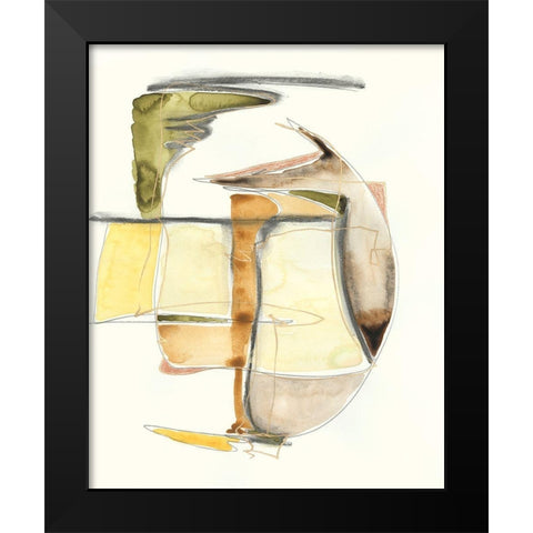 Brown Sugar I Black Modern Wood Framed Art Print by Moore, Regina