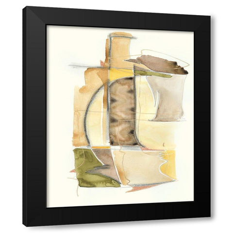 Brown Sugar II Black Modern Wood Framed Art Print by Moore, Regina