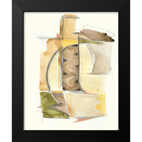 Brown Sugar II Black Modern Wood Framed Art Print by Moore, Regina