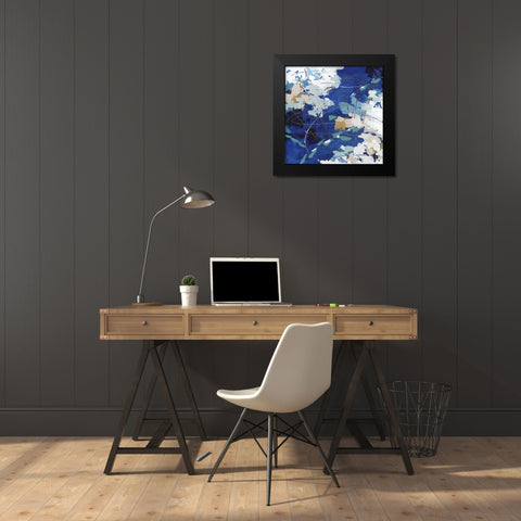 Ripples in Still Water III Black Modern Wood Framed Art Print by Riger, Sue
