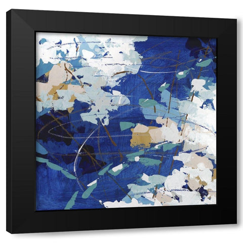 Ripples in Still Water III Black Modern Wood Framed Art Print with Double Matting by Riger, Sue