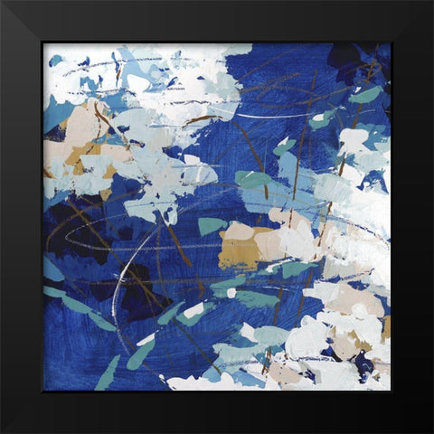 Ripples in Still Water III Black Modern Wood Framed Art Print by Riger, Sue