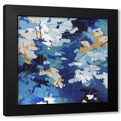 Ripples in Still Water IV Black Modern Wood Framed Art Print by Riger, Sue