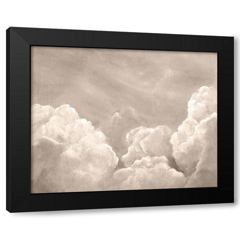Painted Clouds II Black Modern Wood Framed Art Print by Chandler, Sharon