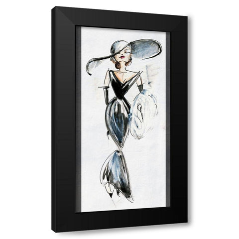 Fashion Une Black Modern Wood Framed Art Print with Double Matting by Fagalde, Jarman