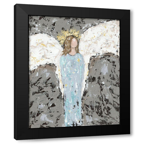Angels Everyone I Black Modern Wood Framed Art Print with Double Matting by Reynolds, Jade
