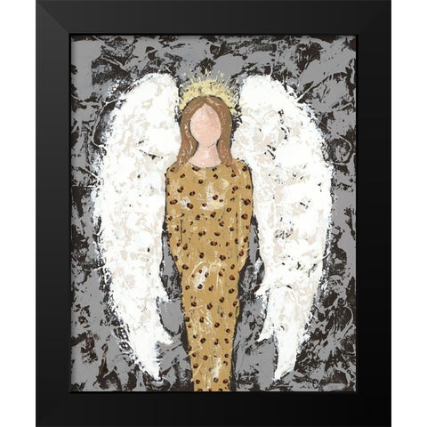 Angels Everyone III Black Modern Wood Framed Art Print by Reynolds, Jade