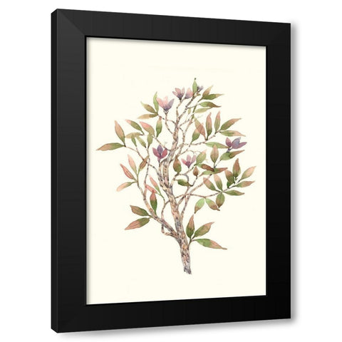 Twig Study II Black Modern Wood Framed Art Print with Double Matting by OToole, Tim