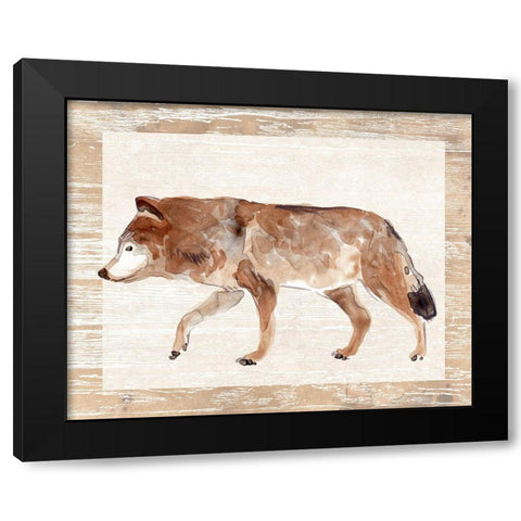 Rustic Barnwood Animals II Black Modern Wood Framed Art Print by Vess, June Erica