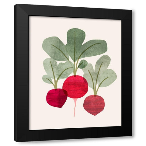 Organic Veg I Black Modern Wood Framed Art Print with Double Matting by Barnes, Victoria