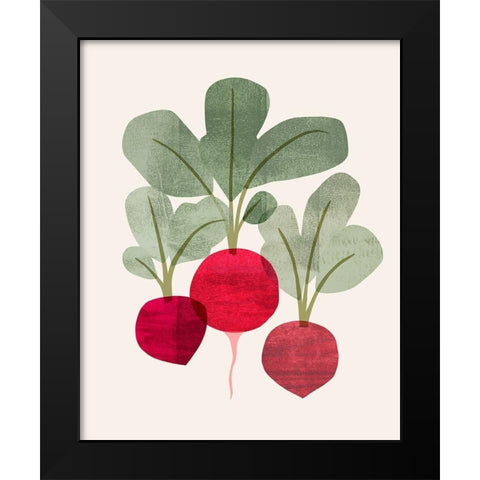 Organic Veg I Black Modern Wood Framed Art Print by Barnes, Victoria