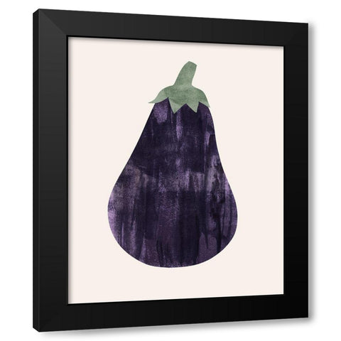 Organic Veg VIII Black Modern Wood Framed Art Print with Double Matting by Barnes, Victoria