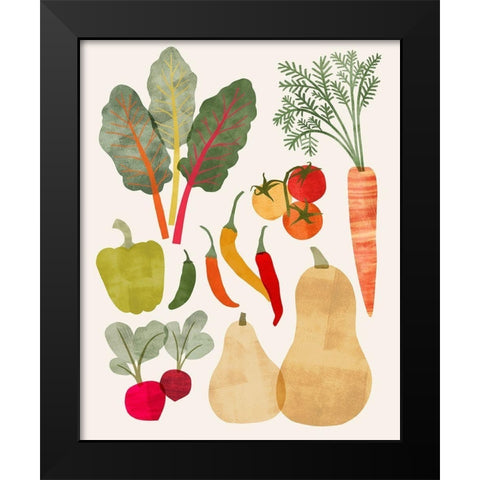 Garden Offering II Black Modern Wood Framed Art Print by Barnes, Victoria