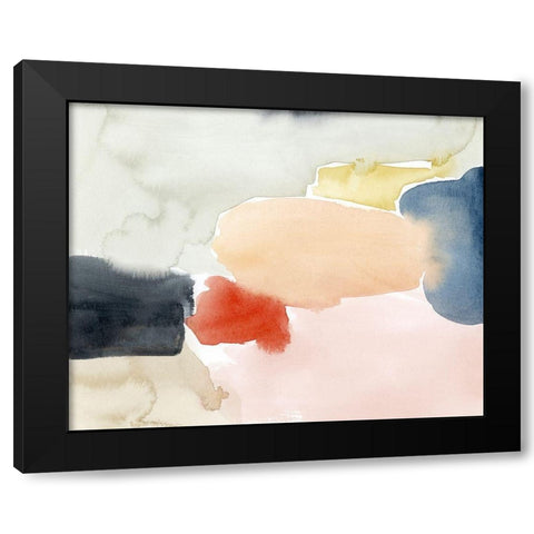 Watercolor Playground I Black Modern Wood Framed Art Print with Double Matting by Popp, Grace