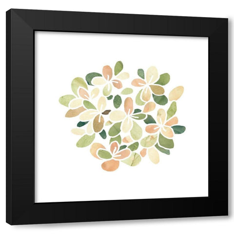 Succulent Cameo XIII Black Modern Wood Framed Art Print by Vess, June Erica
