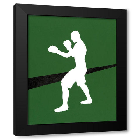 Its All About the Game IV Black Modern Wood Framed Art Print with Double Matting by Moore, Regina