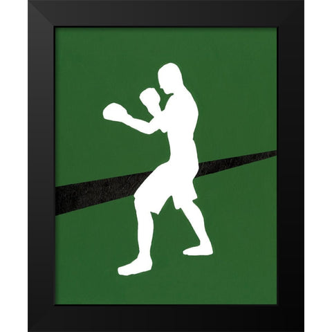 Its All About the Game IV Black Modern Wood Framed Art Print by Moore, Regina