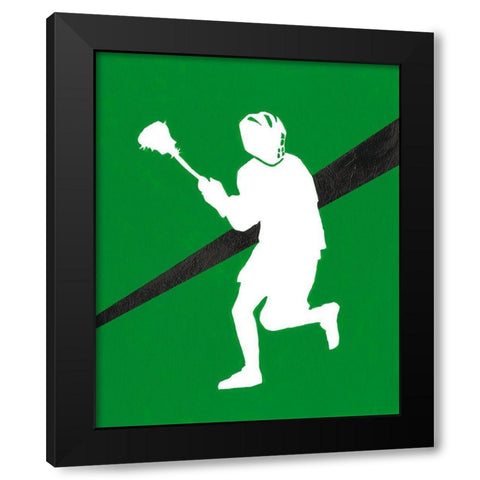 Its All About the Game VI Black Modern Wood Framed Art Print with Double Matting by Moore, Regina