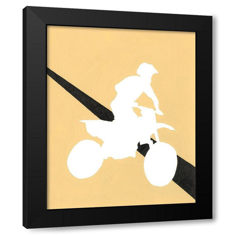 Its All About the Game VII Black Modern Wood Framed Art Print with Double Matting by Moore, Regina