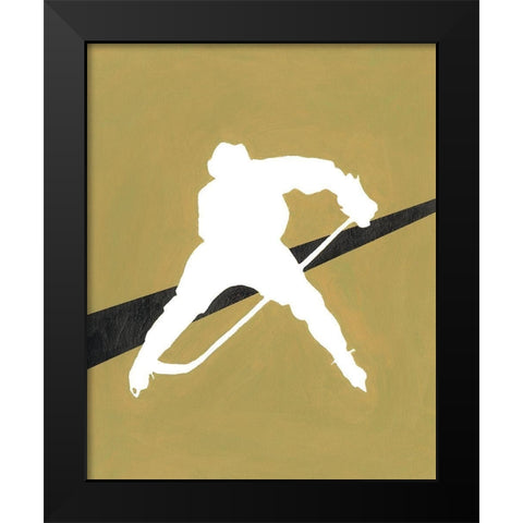 Its All About the Game VIII Black Modern Wood Framed Art Print by Moore, Regina