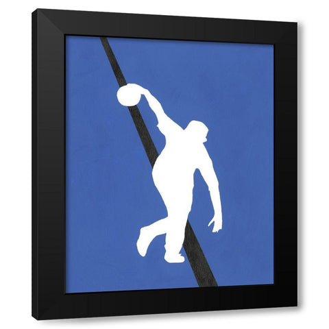 Its All About the Game XI Black Modern Wood Framed Art Print by Moore, Regina