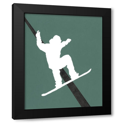 Its All About the Game XII Black Modern Wood Framed Art Print with Double Matting by Moore, Regina