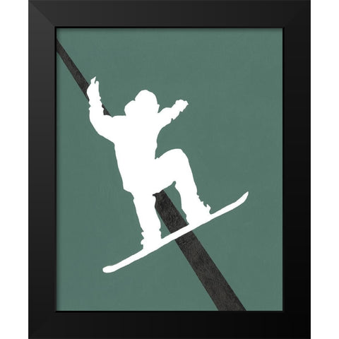 Its All About the Game XII Black Modern Wood Framed Art Print by Moore, Regina