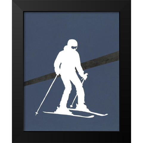 Its All About the Game XIV Black Modern Wood Framed Art Print by Moore, Regina