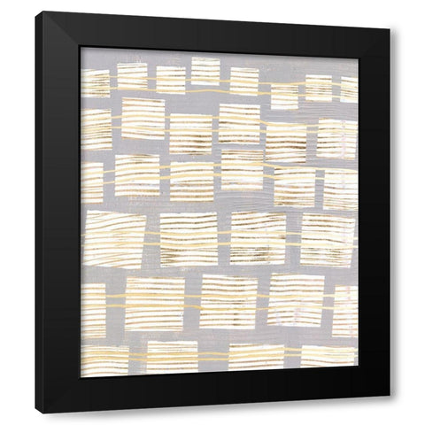 Networks II Black Modern Wood Framed Art Print with Double Matting by Lam, Vanna