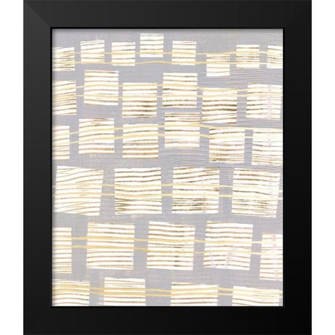 Networks II Black Modern Wood Framed Art Print by Lam, Vanna