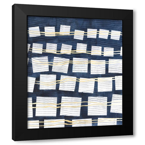 Networks III Black Modern Wood Framed Art Print with Double Matting by Lam, Vanna
