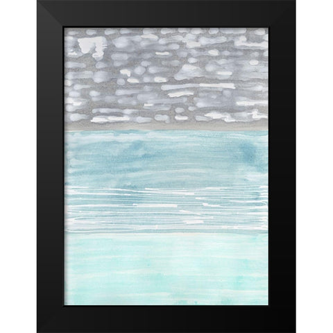 Hydrusphere II Black Modern Wood Framed Art Print by Lam, Vanna