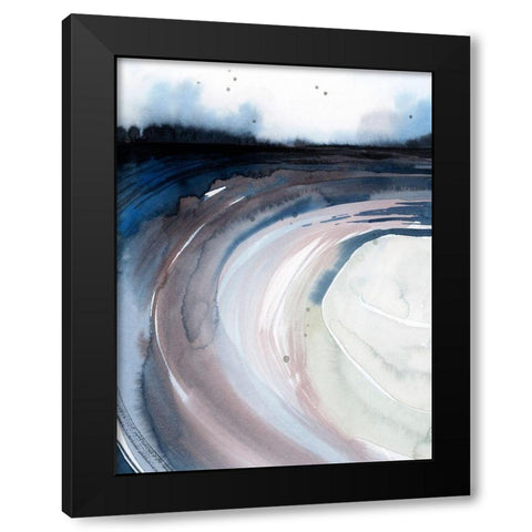 Geode Valley I Black Modern Wood Framed Art Print with Double Matting by Popp, Grace