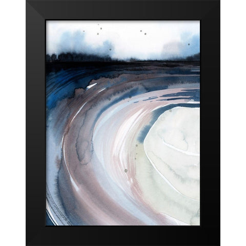 Geode Valley I Black Modern Wood Framed Art Print by Popp, Grace