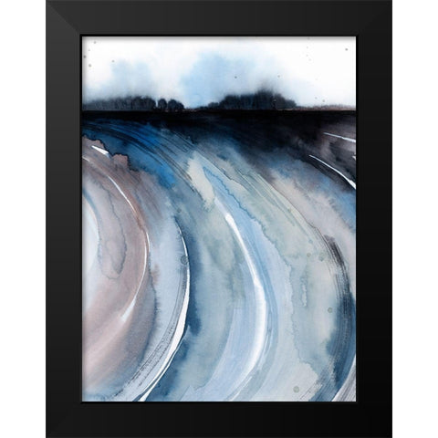 Geode Valley II Black Modern Wood Framed Art Print by Popp, Grace